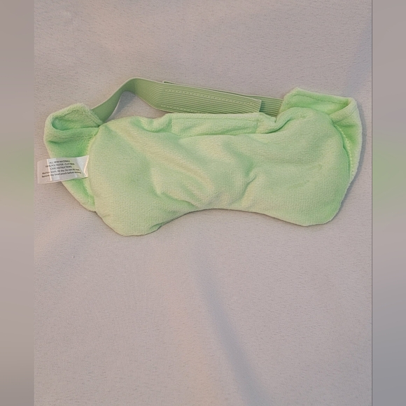 Accessories - NWOT Anti Stress Sinus Pillow Light Green Plush Sleep Mask